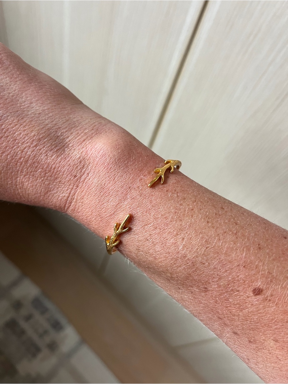 Gorjana Gold Branch Open Cuff Bracelet